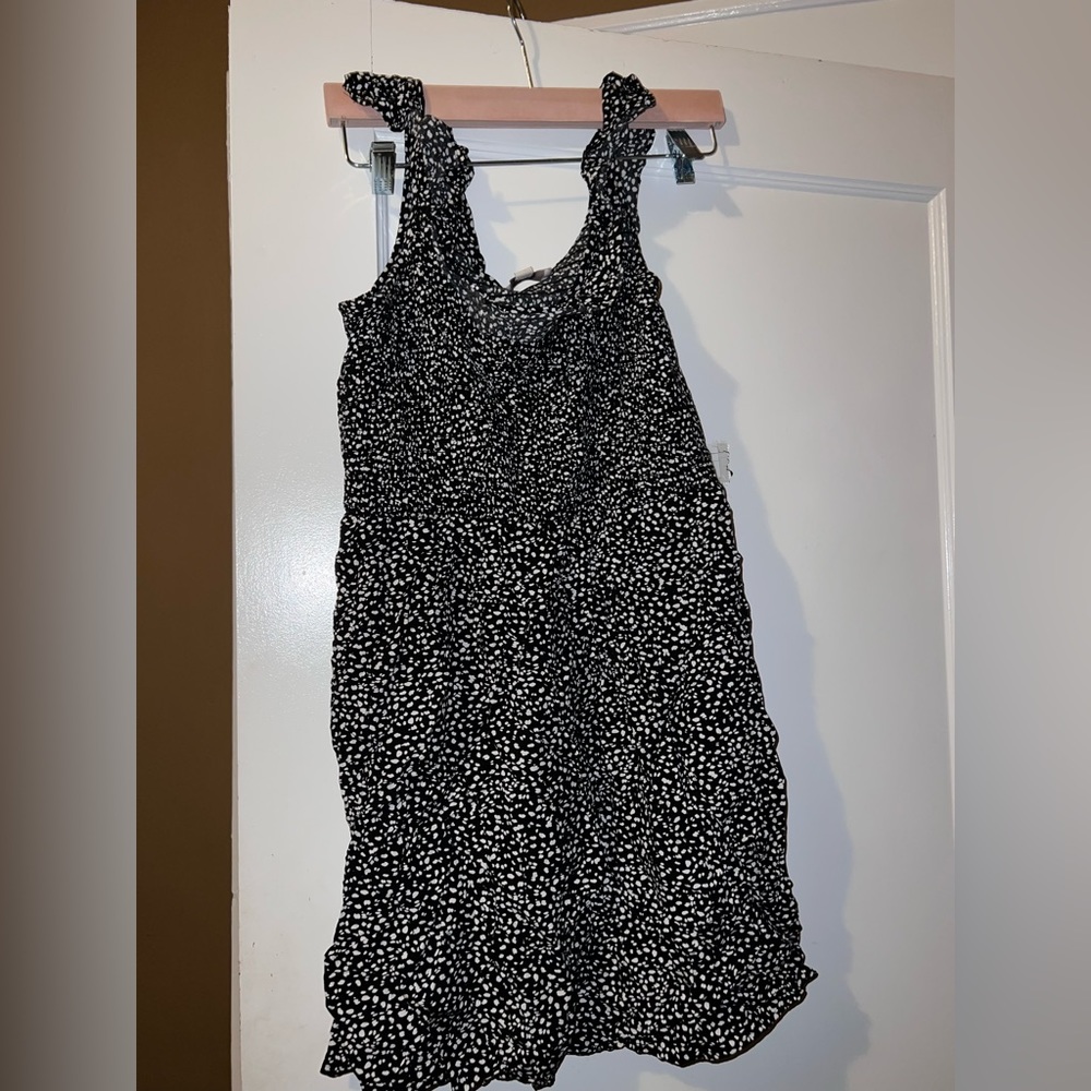 Loft outlet mini ruffles strap dress